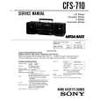SONY CFS710 Service Manual cover photo