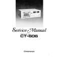 PIONEER CT-606 Service Manual cover photo