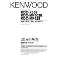 KENWOOD KDCMP5028 Owner's Manual cover photo