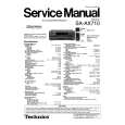 TECHNICS SAAX710GC/GN Service Manual cover photo