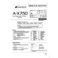 SANSUI AX750 Service Manual cover photo