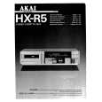 AKAI HX-R5 Owner's Manual cover photo