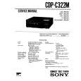 SONY CDPC322M Service Manual cover photo