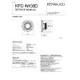 KENWOOD KFCW108D Service Manual cover photo
