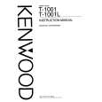 KENWOOD T-1001 Owner's Manual cover photo