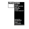 NAD 2155 Owner's Manual cover photo