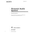 SONY ZSXN30 Owner's Manual cover photo