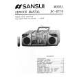 SANSUI RCD770 2/3BAND Service Manual cover photo