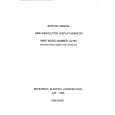 MITSUBISHI C2193 Service Manual cover photo