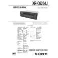 SONY XRC6204J Service Manual cover photo