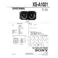 SONY XSA1021 Service Manual cover photo