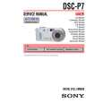 SONY DSCP7 Service Manual cover photo