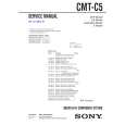 SONY CMTC5 Service Manual cover photo