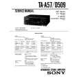 SONY TAD509 Service Manual cover photo