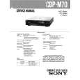 SONY CDPM70 Service Manual cover photo