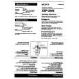 SONY XEP-3500 Owner's Manual cover photo
