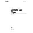 SONY CDP-C27 Owner's Manual cover photo
