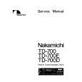 NAKAMICHI TD700 Service Manual cover photo
