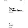 SONY LBT-D159CD Owner's Manual cover photo