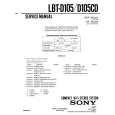 SONY LBTD105 Parts Catalog cover photo