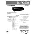 SONY TCFX3030 Service Manual cover photo