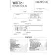 KENWOOD TKR851 Service Manual cover photo