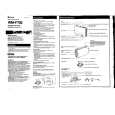 SONY WM-F702 Owner's Manual cover photo