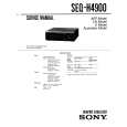 SONY SEQ-H4900 Service Manual cover photo