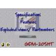 SONY GDM20SHT Service Manual cover photo