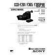 SONY CCD-F201 Owner's Manual cover photo