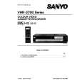 SANYO VHR3700 Service Manual cover photo
