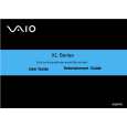 SONY VGC-XL100 VAIO Owner's Manual cover photo