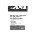 ALPINE TDM-7526F Owner's Manual cover photo