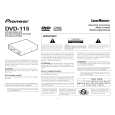 PIONEER DVD-115 Owner's Manual cover photo
