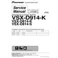 PIONEER VSXD914K Service Manual cover photo