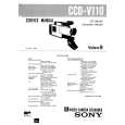 SONY CCDV110 Service Manual cover photo
