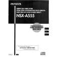 AIWA NSXA555 Owner's Manual cover photo