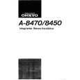 ONKYO A8470 Owner's Manual cover photo