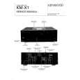 KENWOOD KM-X1 Service Manual cover photo