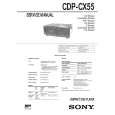 SONY CDP-CX55 Service Manual cover photo