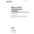 SONY CMT-CQ1 Owner's Manual cover photo