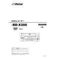 JVC BD-X200 Owner's Manual cover photo
