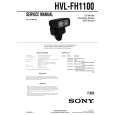 SONY HVLFH1100 Service Manual cover photo