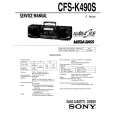 SONY CFS-K490S Service Manual cover photo