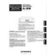 PIONEER A-22 Owner's Manual cover photo