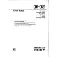 SONY CDPC661 Service Manual cover photo