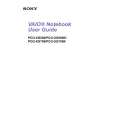SONY PCGXG700K Service Manual cover photo