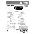 SONY TAV710 Service Manual cover photo