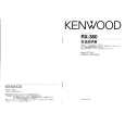 KENWOOD RX-360 Owner's Manual cover photo