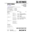 SONY SA-VS700ED Service Manual cover photo